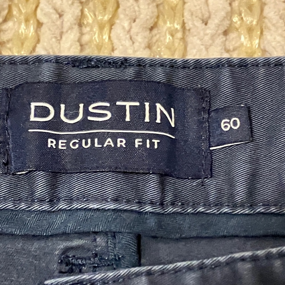 Men's Stylish Blue Chinos - Picture 2 of 3